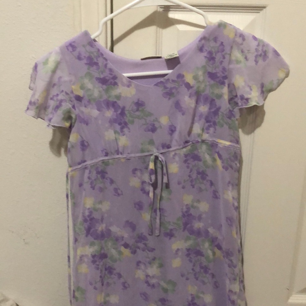 Vintage Pastel purple dress